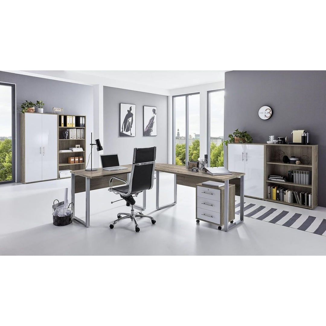 Zerlegbares Buero fuer Homeoffice aus Acryl